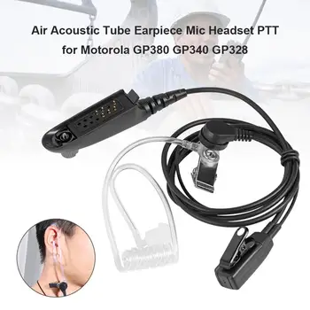 Zrak Akustična Cev Slušalka Priključek za Slušalke storitve PRITISNI in govori za Motorola GP380 GP340 GP328 Zraka Akustični Cev za Mikrofon Slušalke PG
