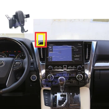 Avto, Mobilni Telefon, Držalo za Mobilno Stojalo za Brezžični Polnilnik Qi Ni Poškodovana Skladiščenje Imetnik Za TOYOTA Za Alphard AH30~2020
