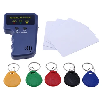 Ročni 125KHz Branje RFID kopirni stroj Pisatelj Duplicator Programer Bralec EM4305 T5577 večkrat zapisljivi ID Keyfobs Oznake