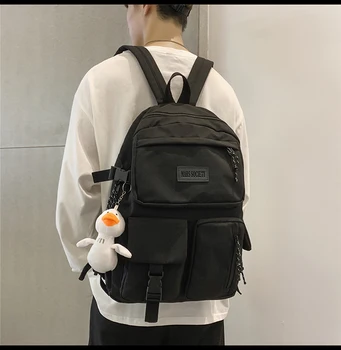 BB255 Moški nahrbtnik korejski priložnostne preprost šolsko moški študenti vseh tekmo potovanja nahrbtnik