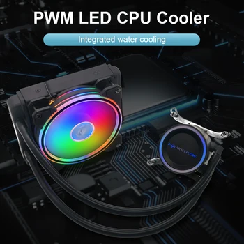 POLAR ICEFLOW 120 all-in-one RGB CPU Tekoče Hladilnik z 120mm PWM Radiator Ventilator za Intel LGA 115X