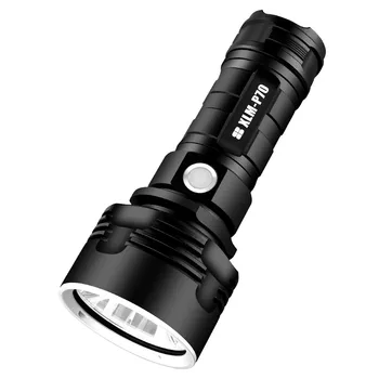 Super Močna LED Svetilka XHP70.2 USB Taktično Svetilko XLM-L2 žarnico, flash za ponovno Polnjenje 26650 baterije Luč za Kampiranje, ribolov