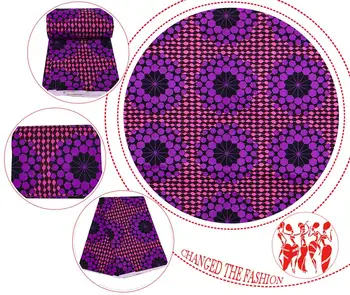 Poletje Afriške Tiskanja Tkanine Batik Ankara Mozaik Pravi Vosek Temperament Šivanje DIY Tekstilni Material Visoko Kakovosti Poliester