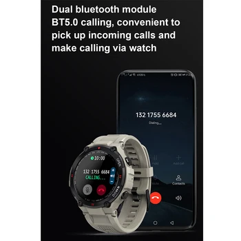 LEMFO 2021 Nove Pametne Gledajo Moški Fitnes Tracker 400 mAh Baterija, Bluetooth Klice po Meri Pokliče na Prostem Šport Smartwatch