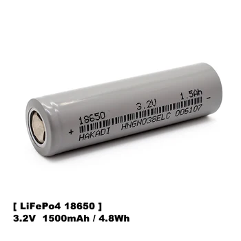 18650 3.2 V 1500mah Lifepo4 Baterije za ponovno Polnjenje Celic 3C-5C Razrešnico Za DIY Baterije Otrok Avtomobila Mini Fan Svetilka