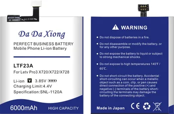 LTH21A LTF23A LTF26A Baterija Za LeEco Letv Pro3 X728 X720 X722 Le Pro 3 AI X650 X651 X653 X656 Le MAX 2 X821 X820 X822 +orodja