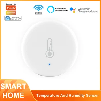 Tuya Smart ZigBee Temperature In Vlažnosti Tipalo ZigBee Smart Home Security Delo Z Alexa googlova Domača stran Tuya Smart APP Življenje