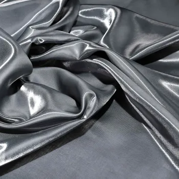 Kristalno Saten Tkanine Sijoče Sijajni Svetlobno Odsevna Tkanina za Windbreaker Suknji,Modni Oblikovalec Tkanine za Pol Metra
