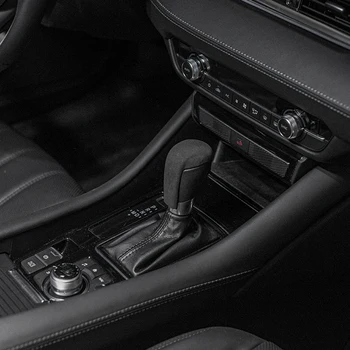 Alcantara Slog Prestavna Ročica Pokrov Trim za Mazda 3 Axela CX-5 CX5 NA Pribor 2016 2017 2018 2019 2020