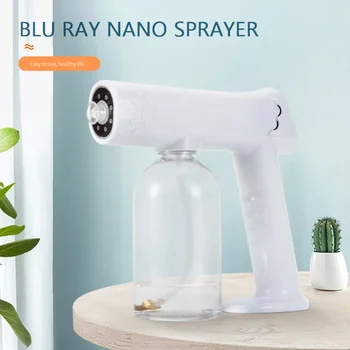 Gospodinjski Blu-ray Nano Spray Pištolo Ročni USB Polnilne Čiščenje Škropilnica Parno Sterilizacijo Pištolo 800ML/Zaslon na Dotik