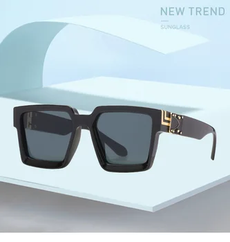 2021 Luksuzni Oversize Kvadratnih Sončna Očala Ženske Letnik Blagovne Znamke Velik Okvir Ženske Sončna Očala Moda Gradient Ženska Očala Oculos