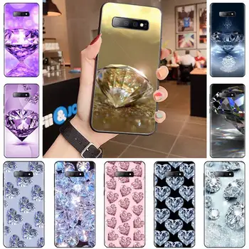 Lep Diamant Svetega plemenito Podjetje pogumno Primeru Telefon Za Samsung Galaxy S5 S6 S7 S8 S9 S10 S10e S20 rob, plus, lite