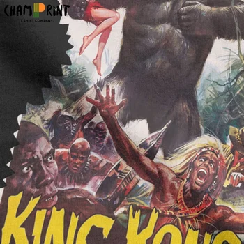 Novost King Kong 1933 T-Shirt Moški Krog Vratu In Bombaž T Srajce Film Kratek Rokav Tees Plus Velikost Oblačila