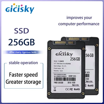 Gicisky Sata III 256GB SSD ali 2,5-palčni Trdi Disk za Notranji Pogon ssd Za Notebook Laptop Namizje Macbook Pro