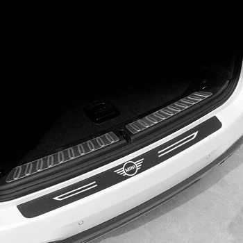 Prtljažniku avtomobila ogljikovih vlaken varstvo nalepke avto zadnji odbijač za zaščito nalepke Za Mini Cooper Countryman F54 R54 R55 R56 R60 R61