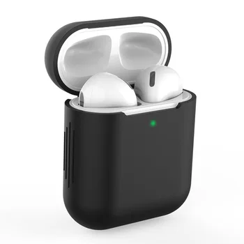 Silikonski Slušalke Primerih Za Airpods 2. Brezžične Slušalke Pokrov Zaščitni ovitek Za Apple Airpods2 Zraka Stroki 2 Primera S Kavljem