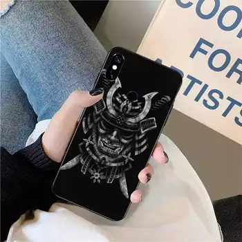 Japonski samuraji oni masko vzorec Primeru Telefon Za Xiaomi Redmi opomba 7 8 9 t max3 s 10 pro lite funda lupini coque pokrov