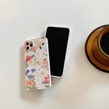 Strani Radi Rože Telefon torbica Za iPhone 11 12 Pro Max 8 7 Plus Xr Xs Max X 12 Mini SE 2020 Shockproof Mehko Silicij Zadnji Pokrovček