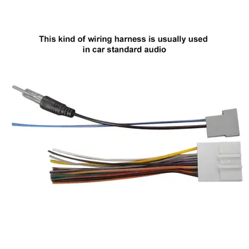 15 Pin Ožičenje Kabel Radio Namestitev Plug za Nissan Subaru Infiniti Avtomobilski Stereo CD Player Napeljave Pas Antenski Adapter