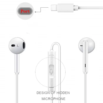 Žično Bluetooth Slušalke Slušalke Za Apple iPhone 11 Pro XR X XS Max 8 7 Plus 6 SE Čepkov z Mikrofonom Slušalke