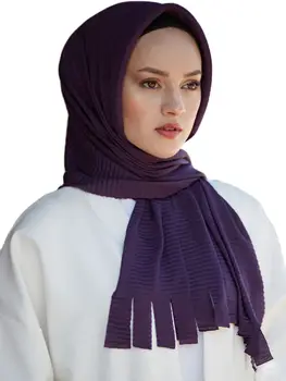 Hijap Naguban Praktično Šal Poliester Viskoza Navaden 4 Sezone Poletne Šport Poslovna Šola Potovanja Muslimanskih Žensk Moda, Oblačila Hidžab