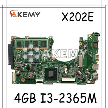 X202E Prenosni računalnik z matično ploščo Za Asus X202E X201E S200E X201EP original mainboard 4 GB-RAM I3-2365M