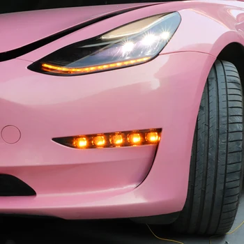 Za 2017-2021 Tesla Model 3 Športni Avto Sprednje Luči za Meglo svetlobni pramen Tesla Model 3 Pribor UP-Ravni Zamenjava Skupščine