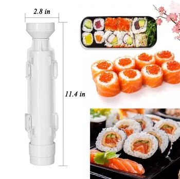 Plastični Cilinder Suši Riž Japonske Hrane Onigiri Cevi Za Kavo Stroj Enotno Plesni Valjčni Trak Pripomoček Naprave Z Dodatno Opremo Se Orodja