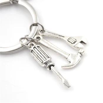 Za Ženske, Moške, Če Oče ne More Popraviti, Ga nihče Ne More Obesek Popravilo Kit Keychain Keyring Key Ring Ključnih Verige Nakit izvijačem