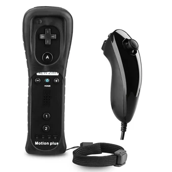 ACEPRIL Za Nintend Wii 2 V 1 Nastavite Brezžično Bluetooth Palčko Daljinski upravljalnik SINHRONIZACIJA Gamepad Nunchuck vgrajenim Motion Plus