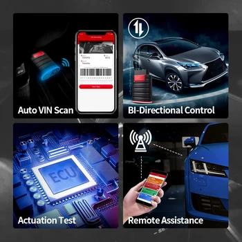 THINKCAR Thinkdiag Vse Avtomobile Brezplačno 1 Leto Bluetooth Obd 2 Diagnostična Orodja Dejanje Test ECU Kodiranje 15 Ponastavi Obd2 Auto Skener