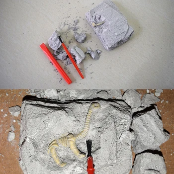 1Pc Mini Dinozaver Izkopa Kit za Simulacijo Arheologije odkopavanje Fosili Model Otroci Učenje Izobraževalne Igrače