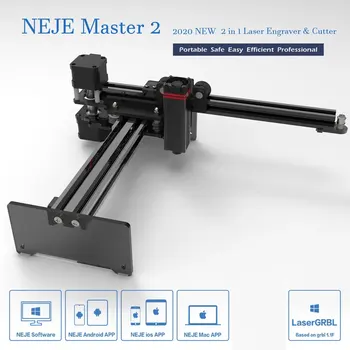 NEJE Master 2 Plus 7W 20W Desktop Laser Graverja Cutter Laser Graviranje Rezanje Laserski Tiskalnik Laser CNC Usmerjevalnik 17*17 cm