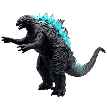 Godzilla Tiranski Mehanske Kralj Pošasti Tri Vodil Zmaj Mehke Gume Model Tyrannosaurus Rex Igrača Darilo Velika Promocija