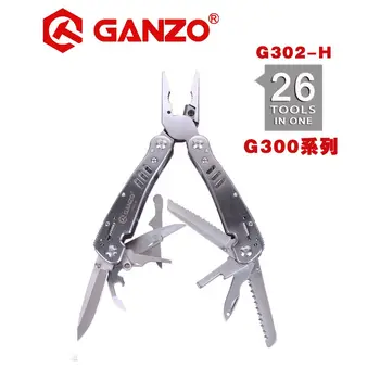 Ganzo G300 serije G302-B G302-H Multi klešče 26 Orodje v 1 Ročno Orodje Set Izvijač Komplet Prenosne Folding Nož iz Nerjavečega klešče