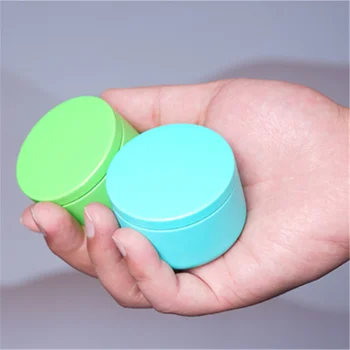 1pcs Pisane Mini Tin Prenosni Zaprti Čaj Posode Kositra Lahko Zeleni Čaj Pakiranje Rezervoar za Shranjevanje Začimb za Čaj, Škatle
