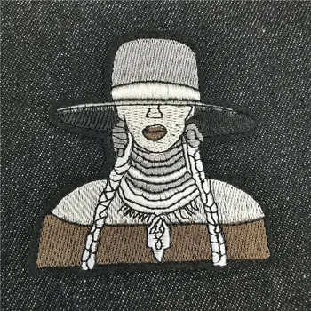 Pulaqi Hippie Rock Fashion Patches Music Band Patch Embroidery Iron on Patch for Clothing Stripes Badges Slogan Sticker Applique