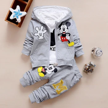Disney Baby Toddler Fant Dekle Obleke, Kompleti Otroci, Otroci, Oblačila, Obleke Mickey Minnie Elsa Morska Deklica Spiderman Kapetan 1-7 T