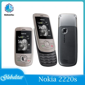 Nokia 2220s Prenovljen izdelek znamke nokia 2220 slide Mobilni Telefoni so Odklenjena nokia 2220s mobilnih telefonov, mp3 predvajalnik Prenovljen