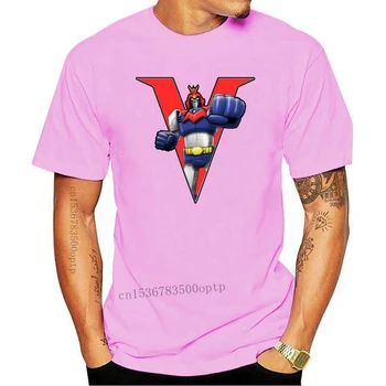 Bombaž O-vrat po Meri Natisnjene Tshirt Moški majica s kratkimi rokavi Elektromagnetno Robot - Voltes V Ženske T-Shirt
