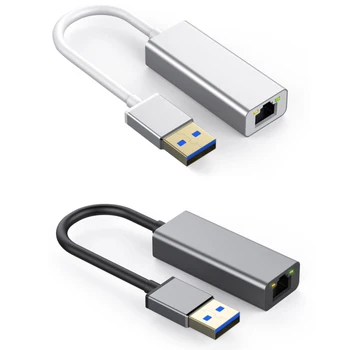 USB 3.0, Da RJ45 Omrežna Kartica Lan 10/100/1000 Mbps Ethernet Adapter Realtek RTL8153 Za Tablični RAČUNALNIK Win 7 8 10 XP