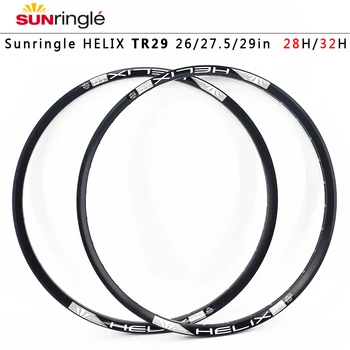 Sunringle helix TR29 26 / 27.5 29er palčni Tubeless rim, am, fr, DH 28 / 32 luknjo Obroče Lita Platišča
