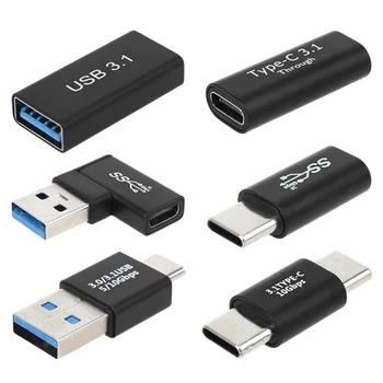 Univerzalni Tip C do USB 3.0 Moški Ženski Adapter USB OTG C Tip C Moški Ženski Polnjenje Podatkov Pretvornik Priključek